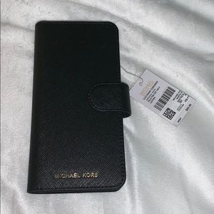 NWT Michael Kors  Saffiano leather case galaxy 8